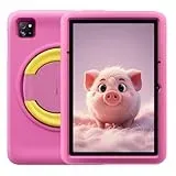 Blackview Tab A6 Kids | Kinder Tablet 10,1" HD+ IPS | 12GB RAM + 128GB | 1TB TF erweiterbar | 5100 Akku | 8MP + 5MP Kamera | Android 14 | Wi-Fi | Kindersicherung | Eva Hülle | Rosenrosa