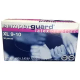 Semperguard® Einmalhandschuhe, Latex 3000001418 , 1 Packung = 90 Stück, Größe XL