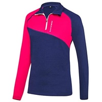 Black Crevice Damen Merino Skirolli, pink/Navy, 44