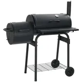 Design New Klassischer Holzkohlegrill Barbecue Smoker Gasgrills CC62387188 - Schwarz