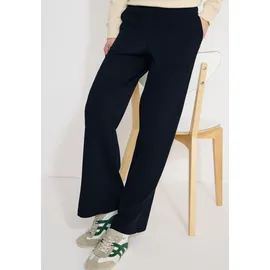 Cecil Stoffhose Wide Legs Blau XL