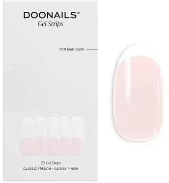 DOONAILS Classic French Gel Strips - Classic French