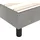 vidaXL Boxspringbettgestell, Hellgrau 140x200 cm Samt
