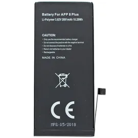 AccuCell Akku passend für Apple iPhone 8 Plus, iPhone 8+, 616-00367 Akku, 3,8 Volt 2690mAh