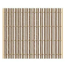 Plus Zaunelement Luxus Weide 120 x 110 cm 2 Stück Braun