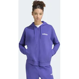 adidas Damen, Essentials LINEAR FRENCH Terry Hoodie Sweatshirt, pure Purple/White, M