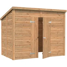 Palmako Leif Gerätehaus 273 x 170 cm Hellbraun Tauchgrundiert