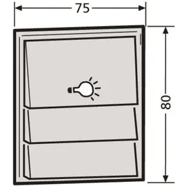 RENZ Komb.Klingel/Lichtmodul 97-9-85275 ws