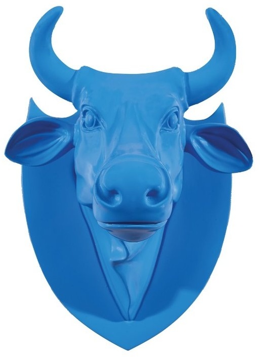 Cowparade Kuh Trophy 'Blau'