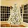 salcar Künstlicher Weihnachtsbaum mit Schnee und Beleuchtung 180 cm