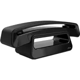 Alcatel ePure Iconic - Schnurloses Festnetztelefon DECT - Vintage-Design - Großes, hochauflösendes Grafikdisplay - Freisprechfunktion - Anrufblockierungsfunktion - Schwarz