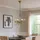 ETC Shop Altmessing Kronleuchter Hänge Decken Lüster Wohn Ess Zimmer Beleuchtung Pendel Lampe
