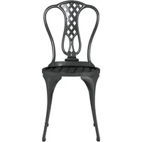 VidaXL 3-tlg. Bistro-Set Aluminiumguss Schwarz
