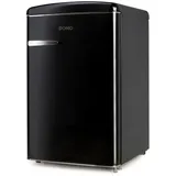 Domo DO91702R Retro-Kühlschrank (108 l, 895 mm hoch, Schwarz)
