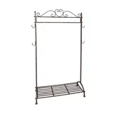 DESIGN DELIGHTS Garderobenständer Nostalgie 158 x 81 x 36 cm Braun