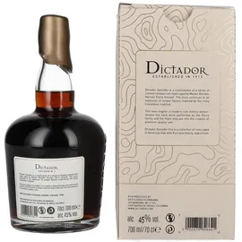 Dictador Rum Episodio I 23 Years Old 45% vol 0,7 l Geschenkbox