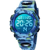 Ben Nevis Digital Uhren für Kinder Jungen - 50 M Wasserdicht Sports Outdoor Digitaluhr Silikon Armbanduhr mit Wecker/Stoppuhr/LED-Licht/Stoßfest/Datum,Elektronische Kinderuhren Blau