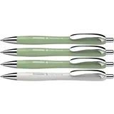 Schneider Kugelschreiber Slider Rave XB farbsortiert, Schreibfarbe: blau, 3 St. + GRATIS 1 Slider Rave XB weiß