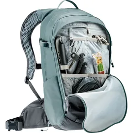 Deuter Compact 12+3 SL Fahrradrucksack (Größe 12+3L, grau)