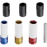 CCLIFE 7-teiliges 1/2" Schlagschrauber-Nuss-Set – Radmuttern- & Twist-Nüsse für beschädigte Muttern