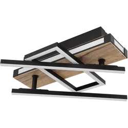 Deckenleuchte COLLI - schwarz - LBH 68x46x12 cm