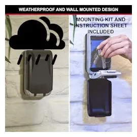 Master Lock Schlüsseltresor + Montageset beleuchtet 5425EURD