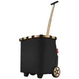REISENTHEL® Einkaufstrolley carrycruiser schwarz mit gold, 40 l, herausnehmbares Innenfutter - schwarz
