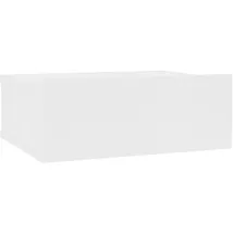 vidaXL Nachtschrank Hängend 40 x 30 x 15 cm Weiß