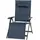 Siena Garden Premium Relaxliege 74,5 x 91 x 122,5 cm blau klappbar