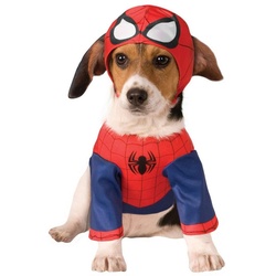 Rubie ́s Hundekostüm Spider-Man Hundekostüm, Verwandle Deinen Hund in einen tierischen Helden! rot XXL