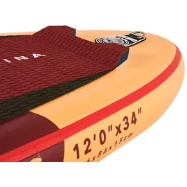 Aqua Marina SUP Atlas 12.0 Stand up Paddle Board Set 366 x 86 x 15 cm rot