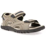 GEOX Uomo Strada Sandalen Sand / Navy 43