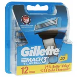 Gillette Rasierklingen Mach3 Turbo 12 St.