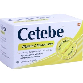 Cetebe Vitamin C retard 500 mg Kapseln 60 St.
