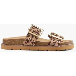 Pantolette - Damen - leopard