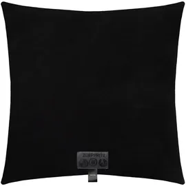 Zoeppritz Kissenbezug Soft-Fleece 40 x 40 cm Schwarz