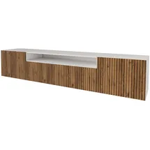 altdecor NOA-2 Lowboard 200 cm x 40 cm x 41 cm Weiß/Holzwerkstoff