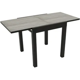 DEGAMO FARO Ausziehtisch 70/140 x 70 x 75 cm grau