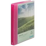 Eichner Präsentationsringbuch 4-Ringe rot-transparent 2,5 cm DIN A4, 1 St.