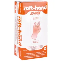servoprax soft-hand Soft-Hand Hi-Risk Latexhandschuhe - 50 Stück Größe M