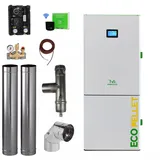 Automatischer RW EcoPellet Pelletkessel 18 kW Pelletheizung + Zubehörset