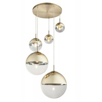 GLOBO 15855-5 Pendelleuchte Varus Hängeleuchte Metall 3x E27