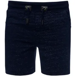 Herren Sport-Short Baumwoll-Shorts kurze Fitness-Hose Trainings-Hose R-12048 Dunkelblau - S