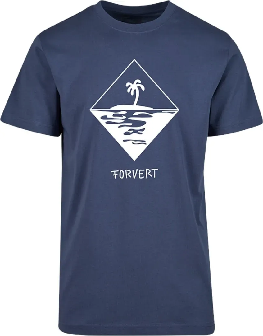 Brandit Forvert Morro Bay T-Shirt, blau, Größe 2XL für Männer
