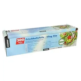 Papstar Starpak Frischhaltefolie, PVC 300 m x 30 cm mit praktischem Schneidesystem
