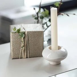 Villeroy & Boch Kerzenständer-Set Donut Winter Glow Keramik Beige
