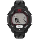 Timex UFC Performance Spark 46mm Herren-Armbanduhr aus schwarzem Kunstharz TW2V83800