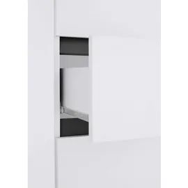 Home Affaire Wisla Hochschrank 76 x 180 cm Weiß Kunststoff/Metall/Spanplatte