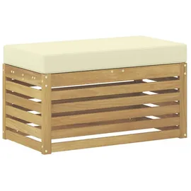 vidaXL Hocker Bank 80 x 43 x 45 cm Weiß