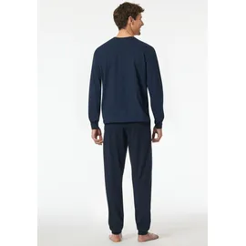 SCHIESSER Pyjama Comfort Essentials Blau XL